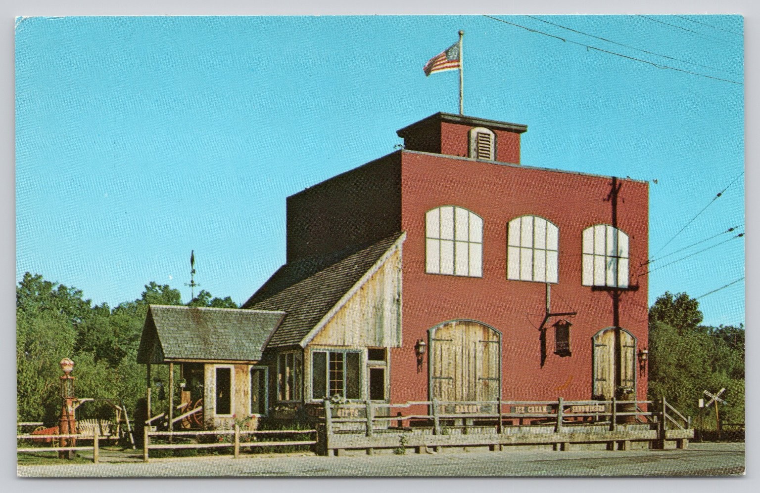 The Old Mill Restaurant Rockford Michigan Postcard Garnet O\'Neill Chrome