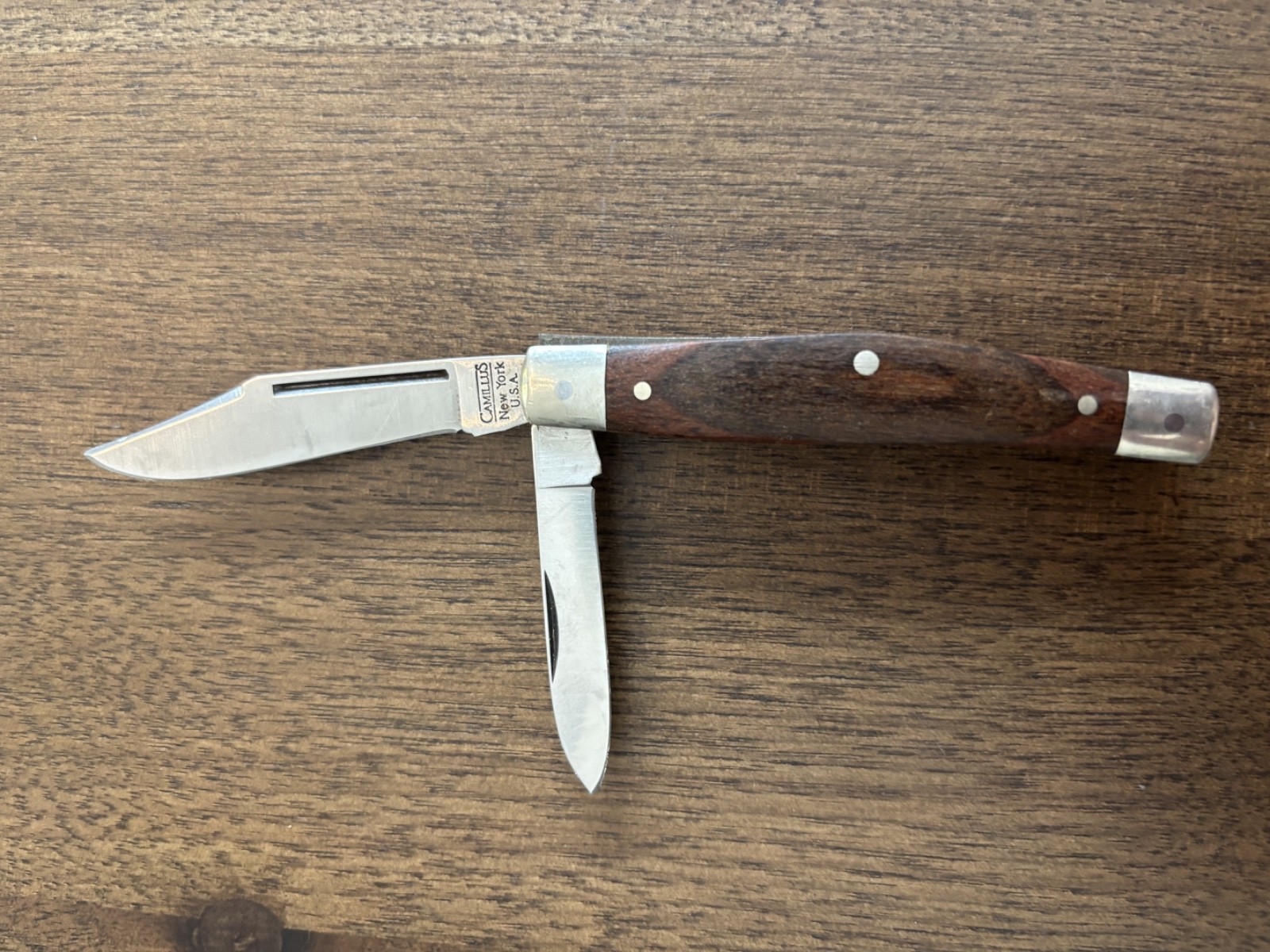 Vintage Camillus New York USA 882 Two Blade Pocket Knife