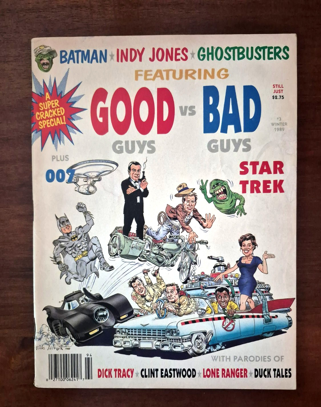 Cracked Super Special #3 Winter 1989 Star Trek, 007, Batman