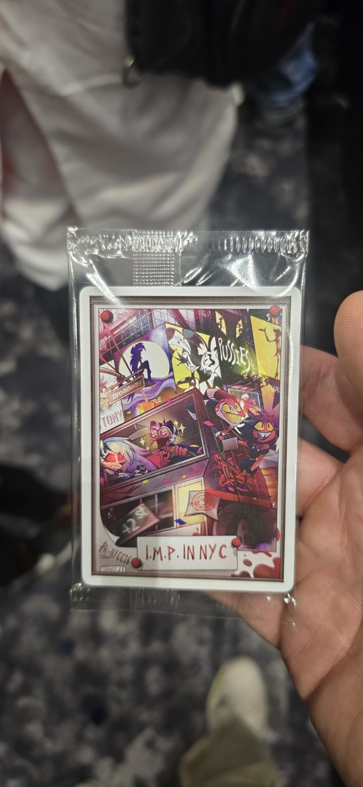NYCC 2026 Shark Robot Helluva Boss I.M.P In NYC Promo Card in hand ships 10/13