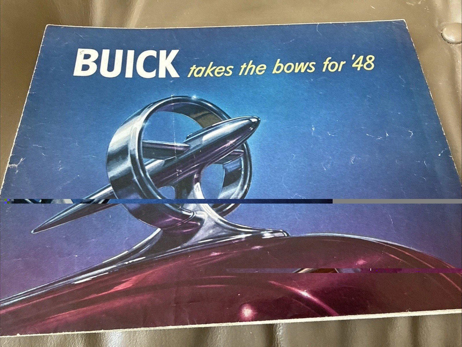Original 1948 Buick Brochure Buick Takes the Bows for '48