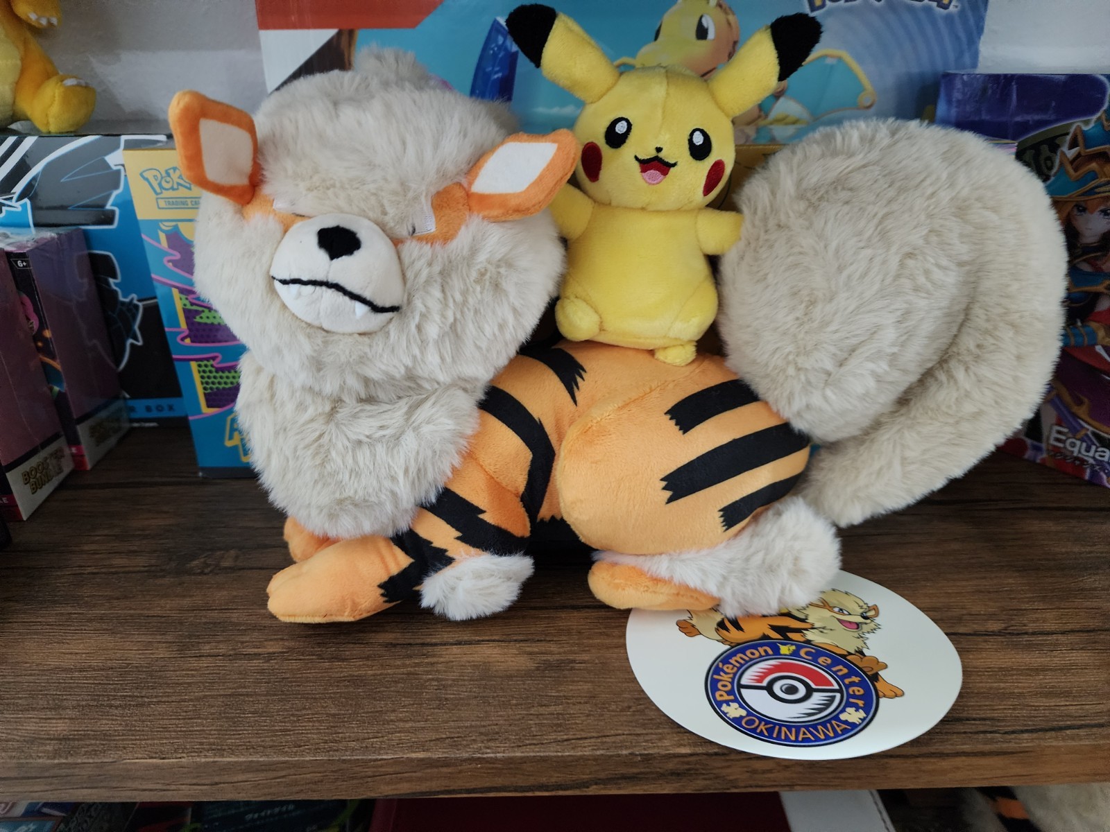 Pokemon Center Okinawa Exclusive Pikachu and Arcanine, Brand New Pokemon Center Okinawa Exclusive Pikachu and Arcanine, Brand New
