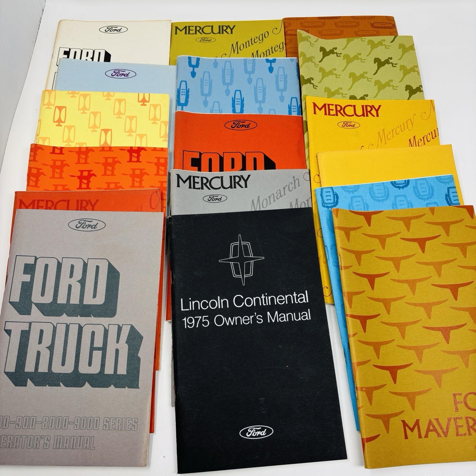 Vintage 1975 Ford Car Truck Owner\'s Manual Lot of 17 1st and 2nd prints