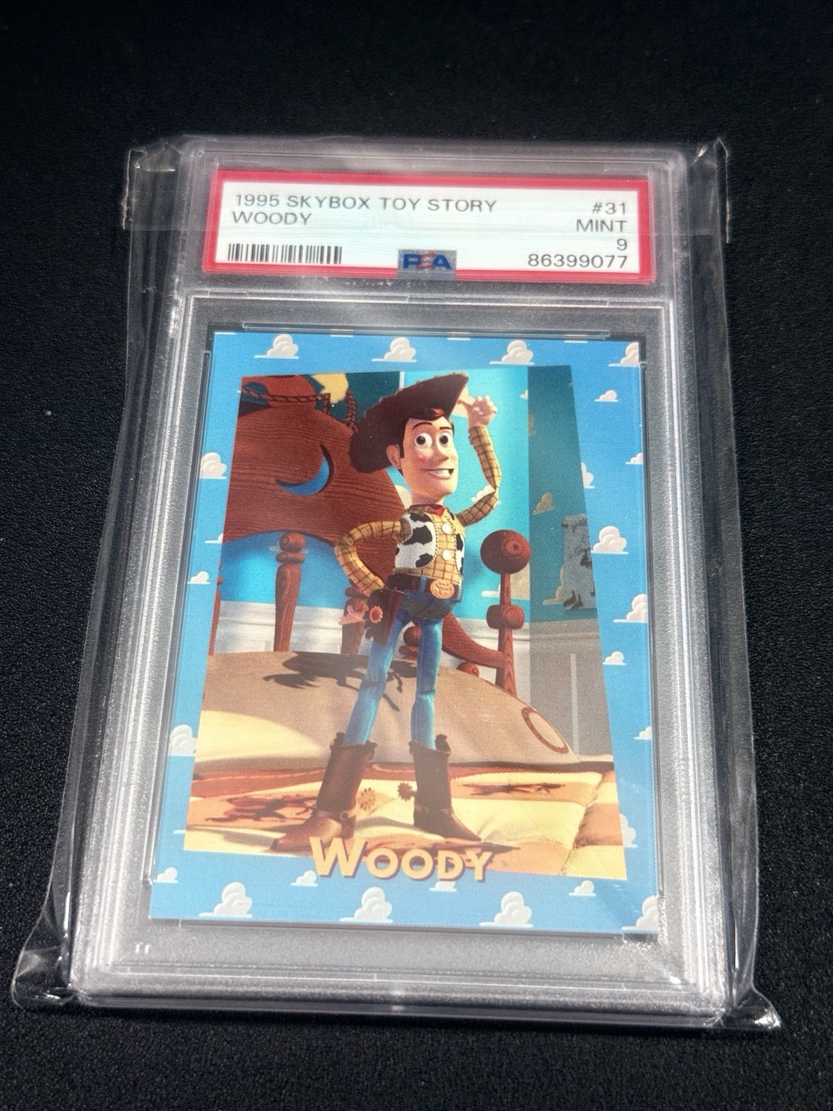1995 Skybox Toy Story Woody #31 PSA 9 1995 Skybox Toy Story Woody #31 PSA 9