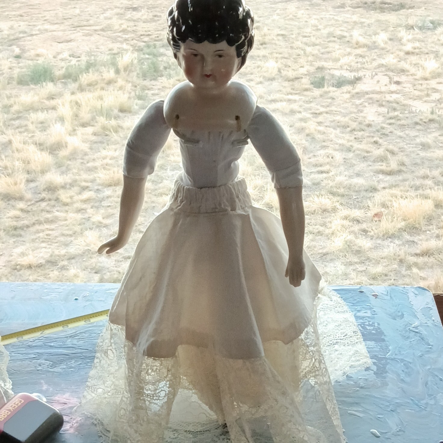 1880s-1910s Hertwig porcelain doll