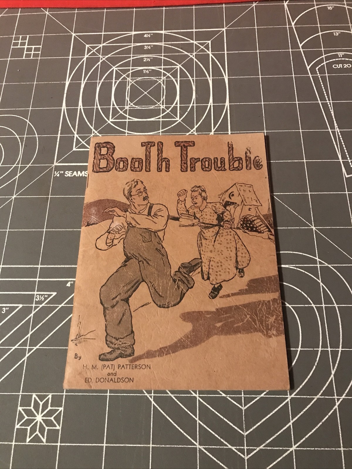 Vintage 1941 Booth Trouble Funny Booklet Extremely Rare Item