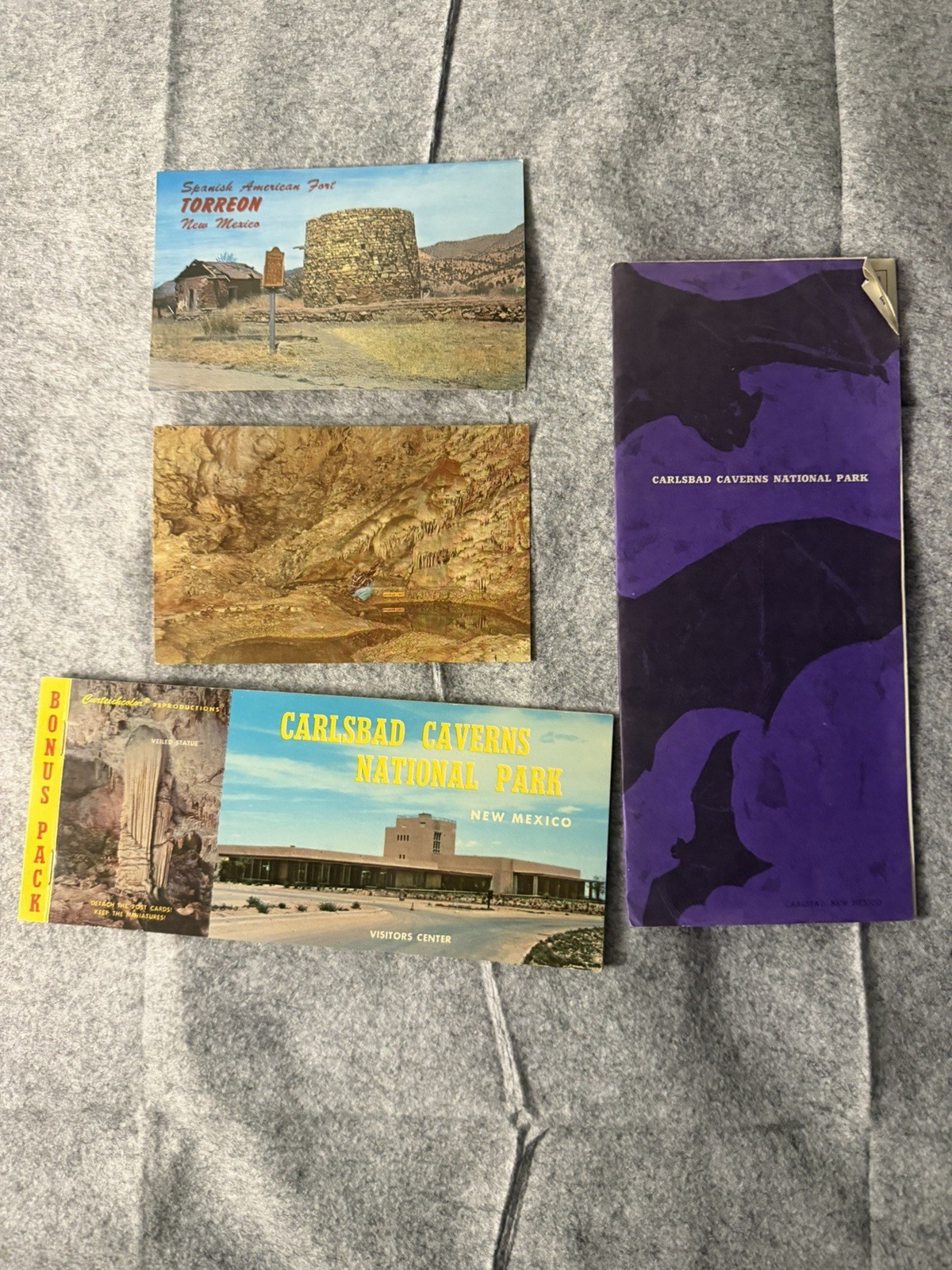 Vintage 1960s Carlsbad booklet, postcards, New Mexico memorabilia lot