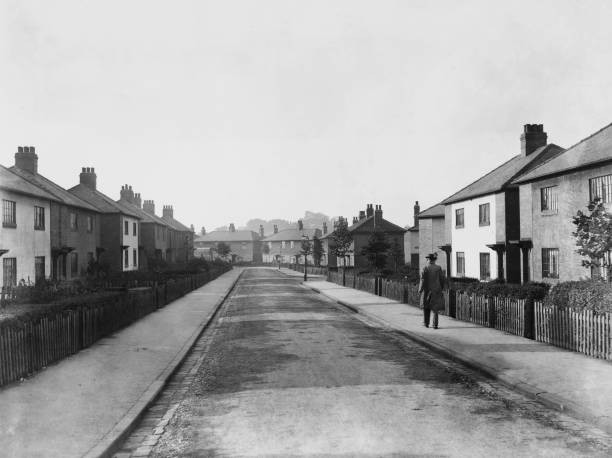 St Helen\'s Avenue in suburb of Smithies in Barnsley South Yorkshir- Old Photo
