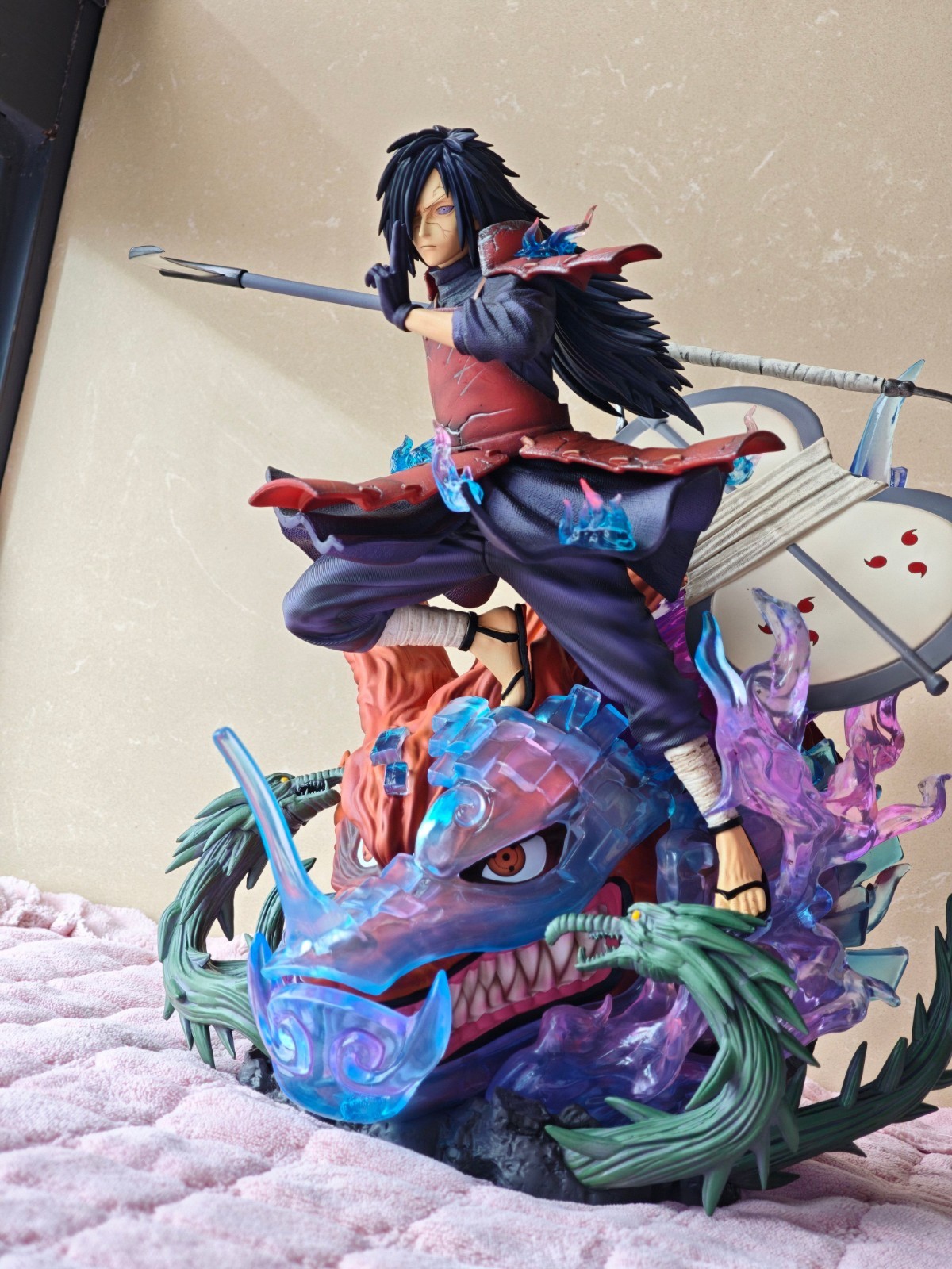 Madara Uchiha Kurama Susanoo Naruto Shippuden Resin Figure Burning Wind Studios