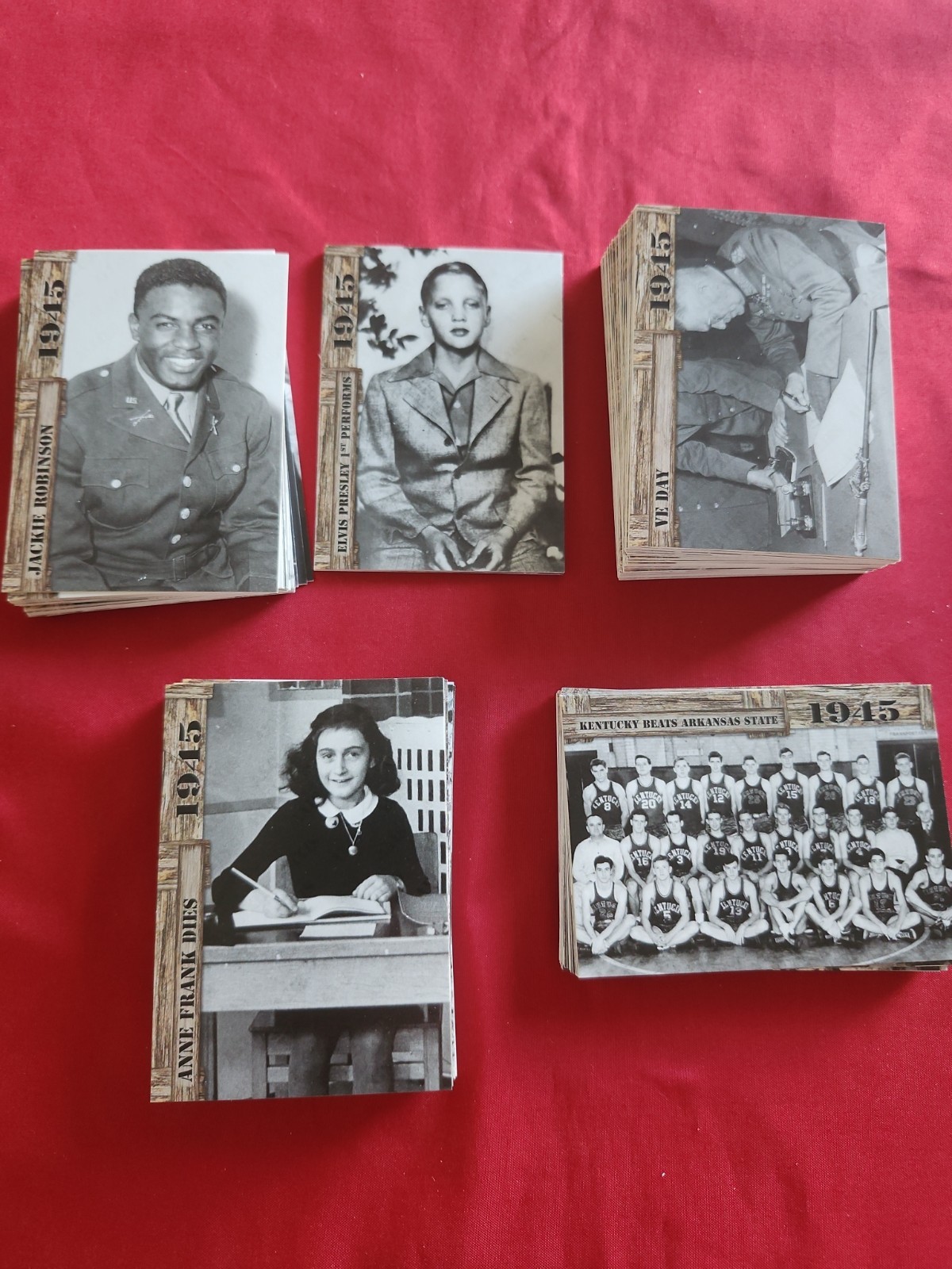 End Of The War 1945 Light Border  Near Set 132 0f 146 Jackie Robinson,  Elvis