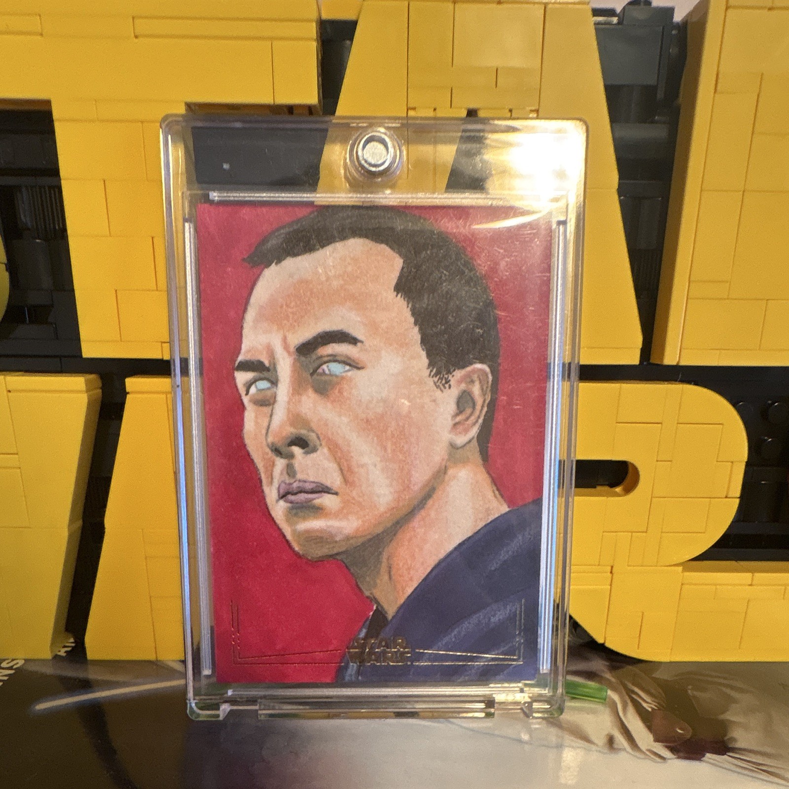 2025 Topps Star Wars Galaxy Gold Foil Sketch 1/1 Rogue One Chirrut