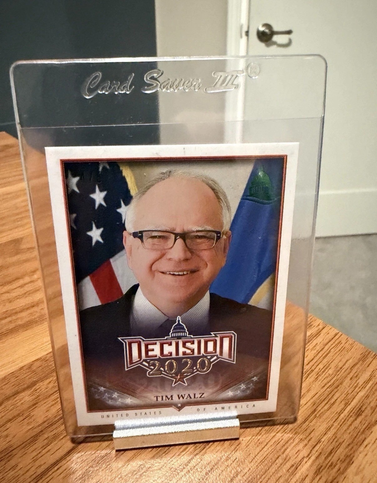 2021 Decision 2020 Series 2 Tim Walz Capital /5 Green Foil #ed Rare Hard to Find 2021 Decision 2020 Series 2 Tim Walz Capital /5 Green Foil #ed Rare Hard to Find