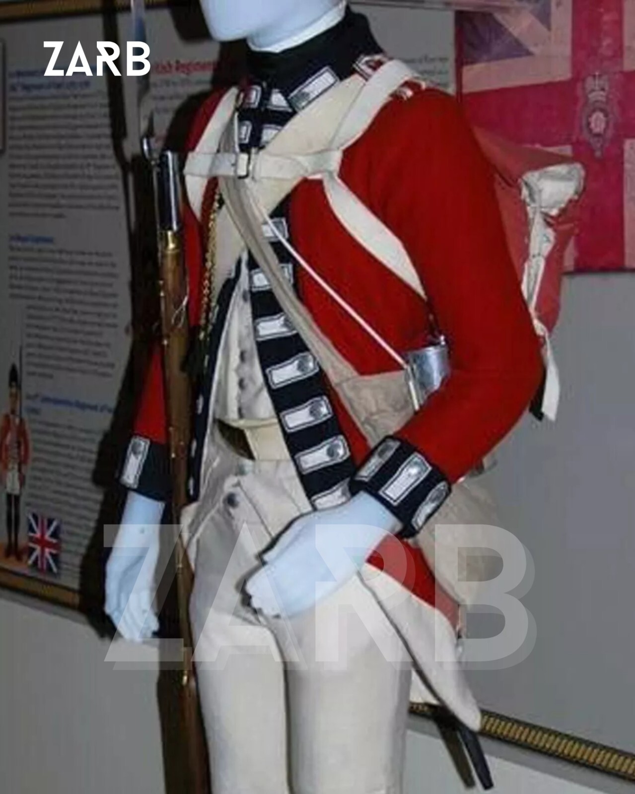 Men\'s British Army Redcoat - Revolutionary War Complete Costume