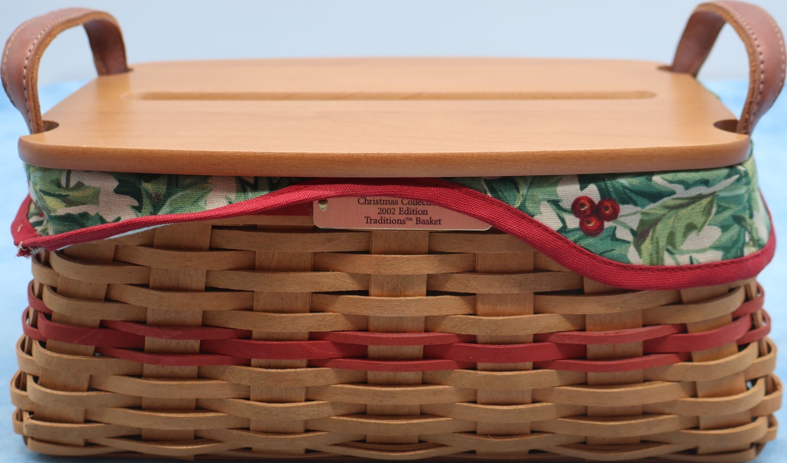 Longaberger 2002 Christmas Collection Traditions Ribbon Dispenser
