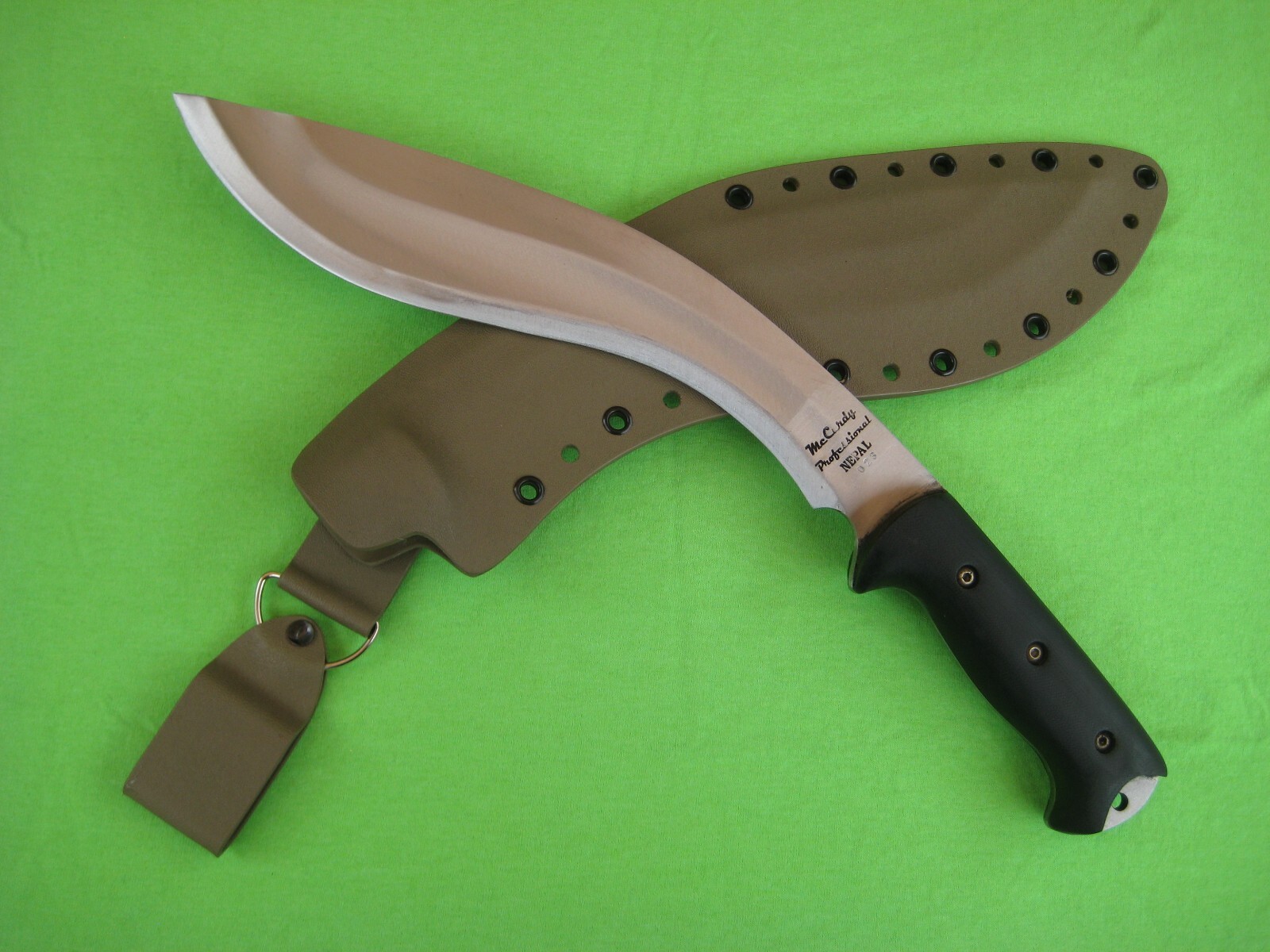 KUKRI - NEW Custom McCurdy - ON SALE - NEPAL - BLACK