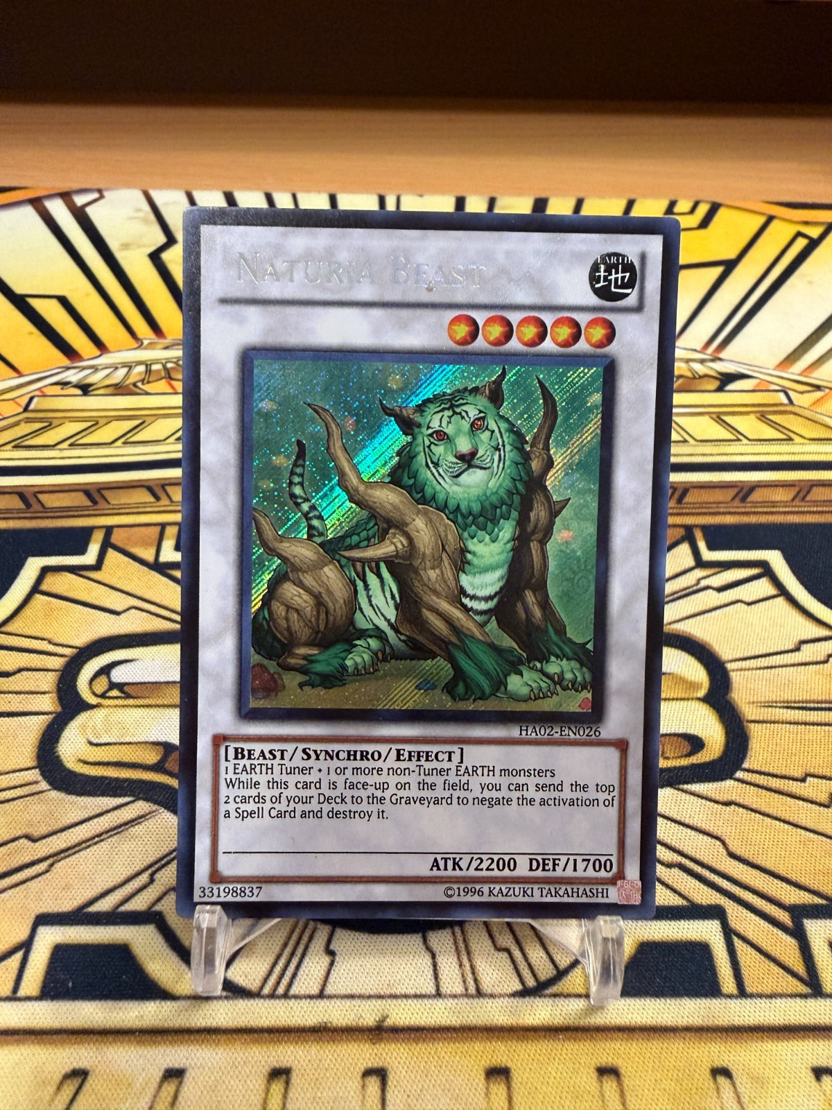 Yugioh Naturia Beast Secret Rare HA02-EN026