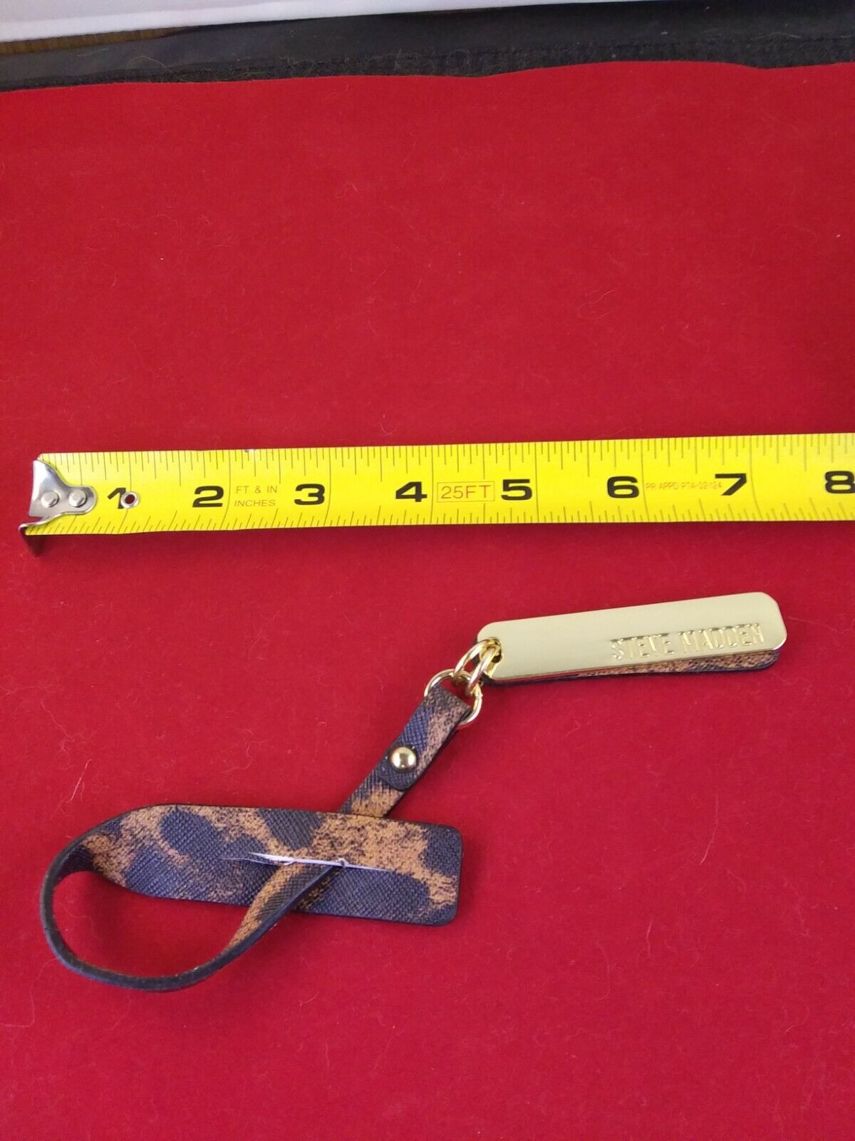 Vintage Steve Madden Keychain Key Ring Chain Hangtag Fob *102-9