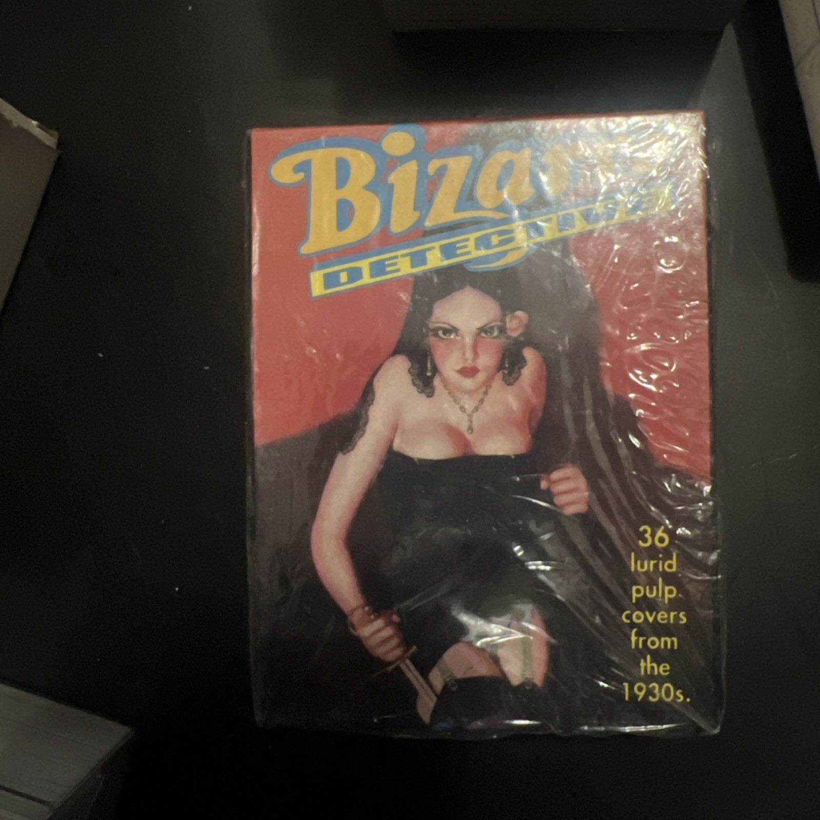 Bizarre Detective Card Set 36 Lurid Pulp Covers 1930s Kitchen Sink Press SEALED