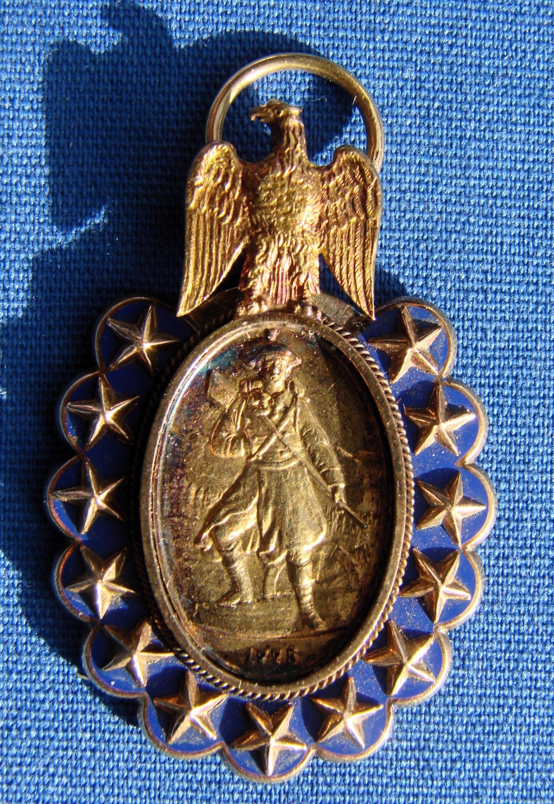 *SONS OF THE AMERICAN REVOLUTION MEDAL in 14K GOLD by BAILEY BANKS & BIDDLE*