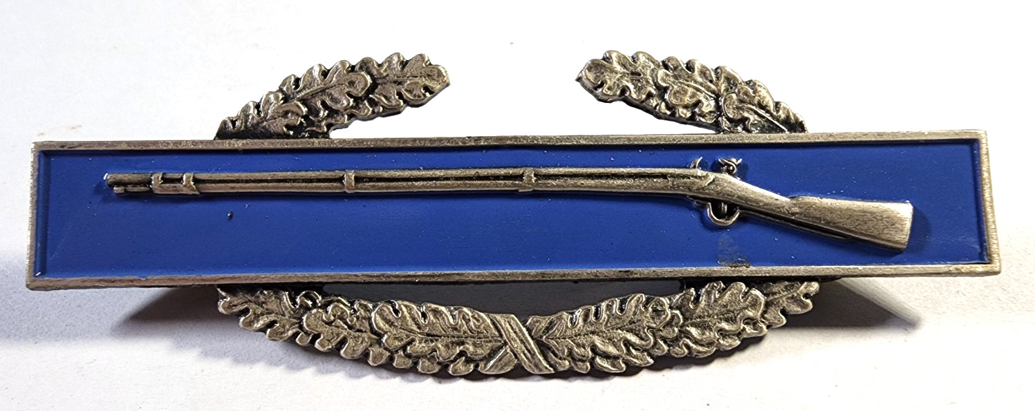 Vintage US Army Sterling Combat Infantryman Badge CIB 1st Award G23 Ira Green
