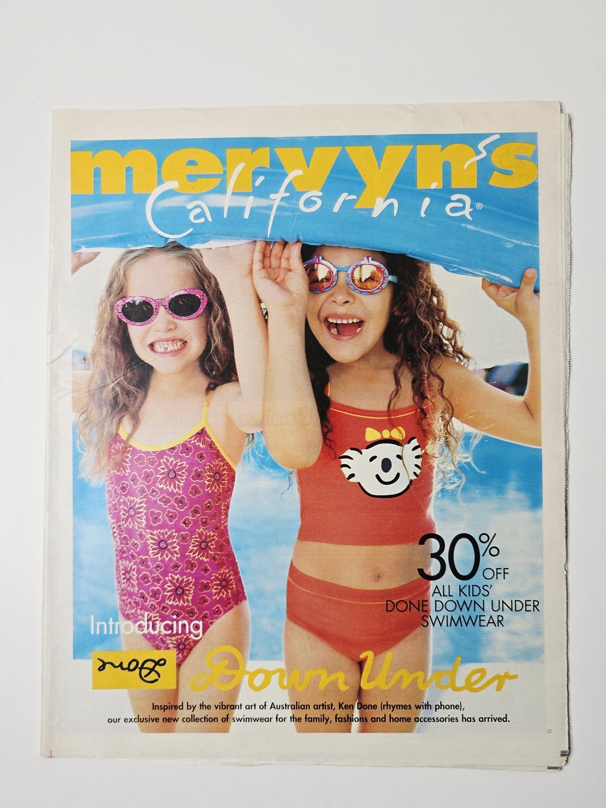 2000 Mervyn's California Kids Summer Down Under Circular 40 Pages Vintage