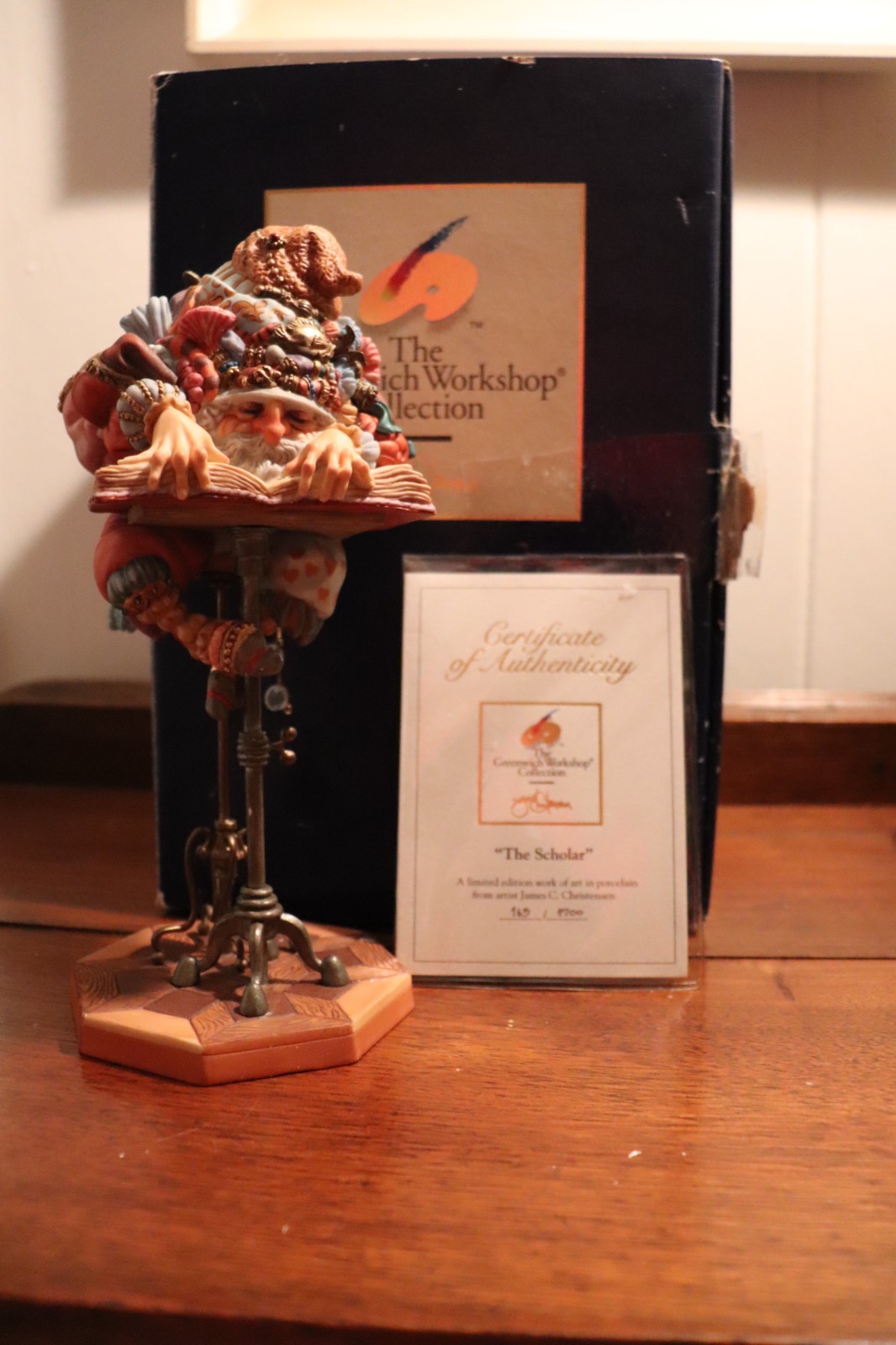 James Christensen porcelain figurine \