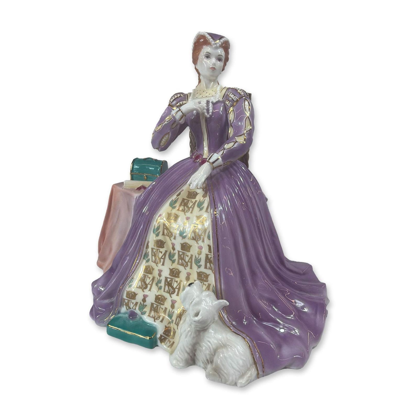 Royal Worcester Mary Queen of Scots Porcelain Figurine