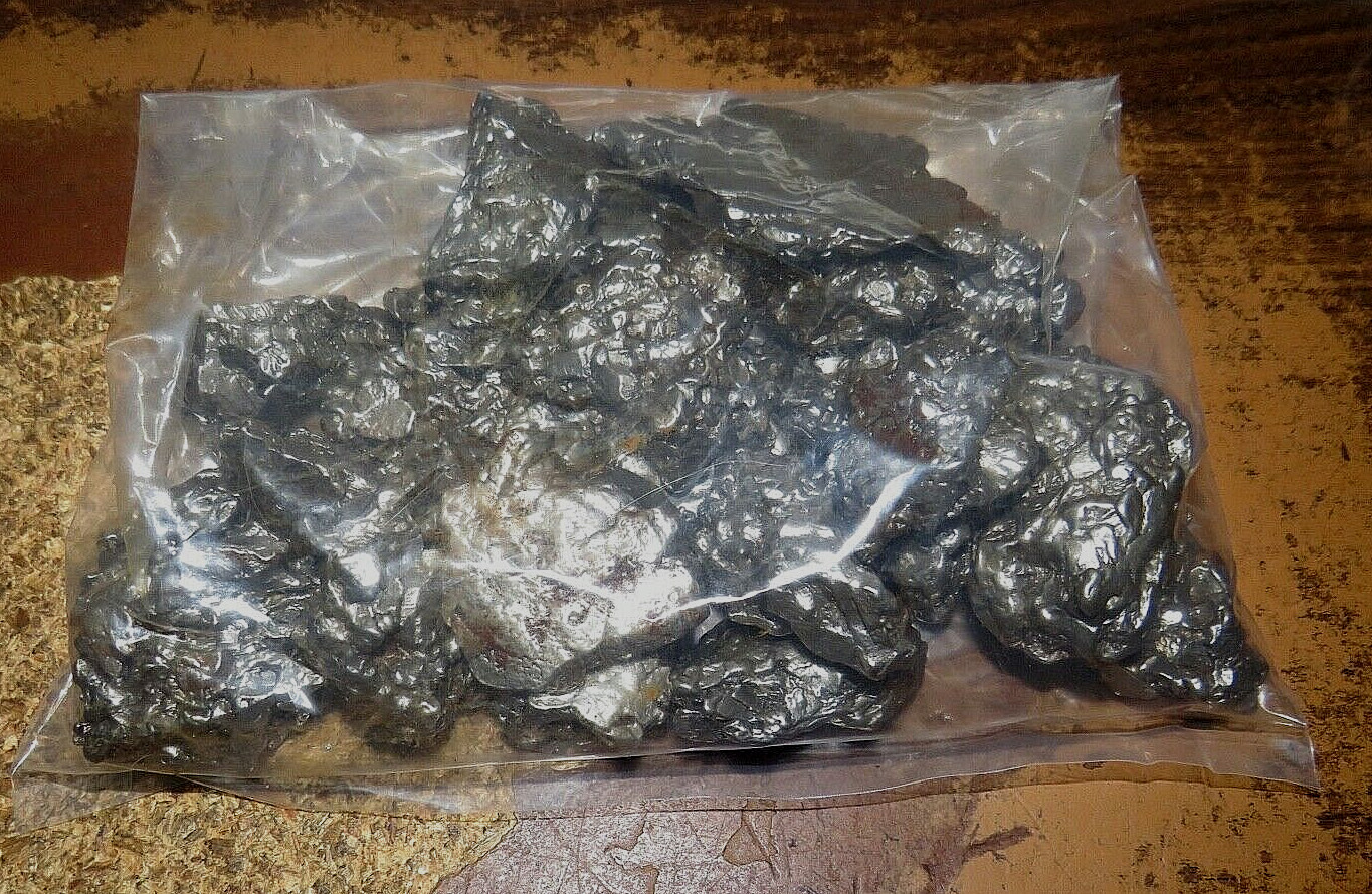 1000 gm LOT OF  CAMPO DEL CIELO METEORITE CRYSTALS 30-50 GMS IN SIZE; 1 KILO JAL