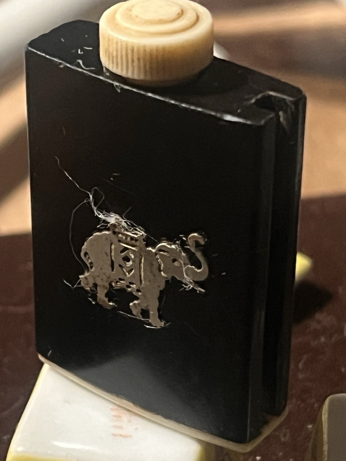Vintage Match King Bakelite Striker Lighter Lucky Elephant Metallique 1930s