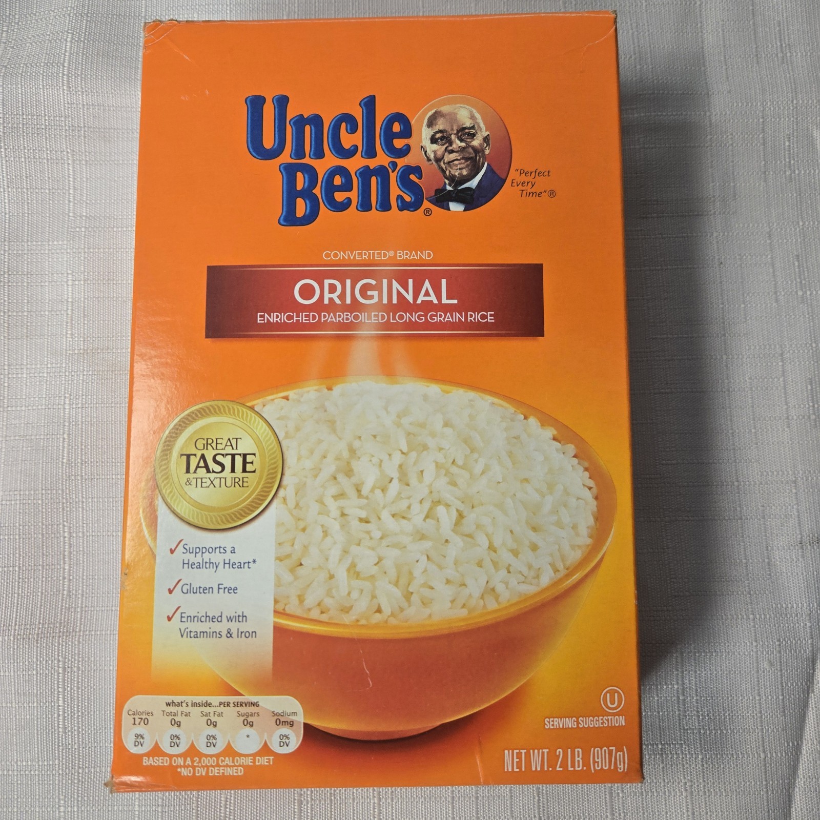 Uncle Ben's Box- Discountinued Logo, Memorobilia,  Nostalgia Colectable