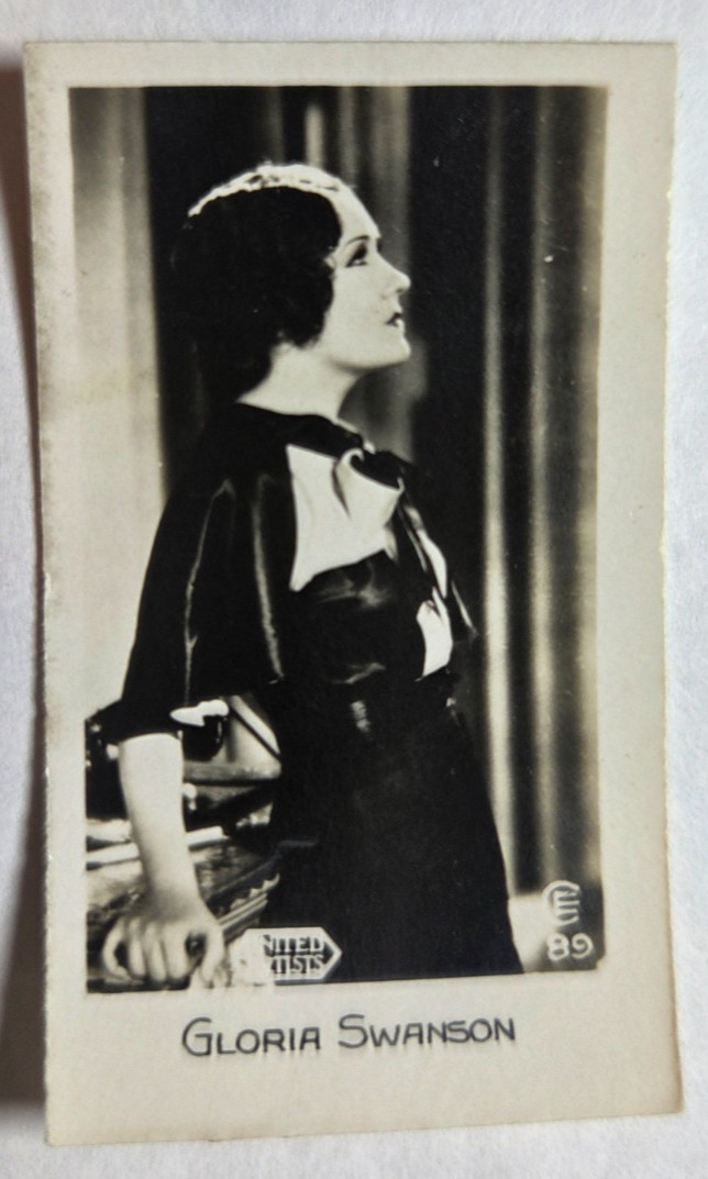 1932 Bridgewater Film Stars Series 1 #89 Gloria Swanson NM
