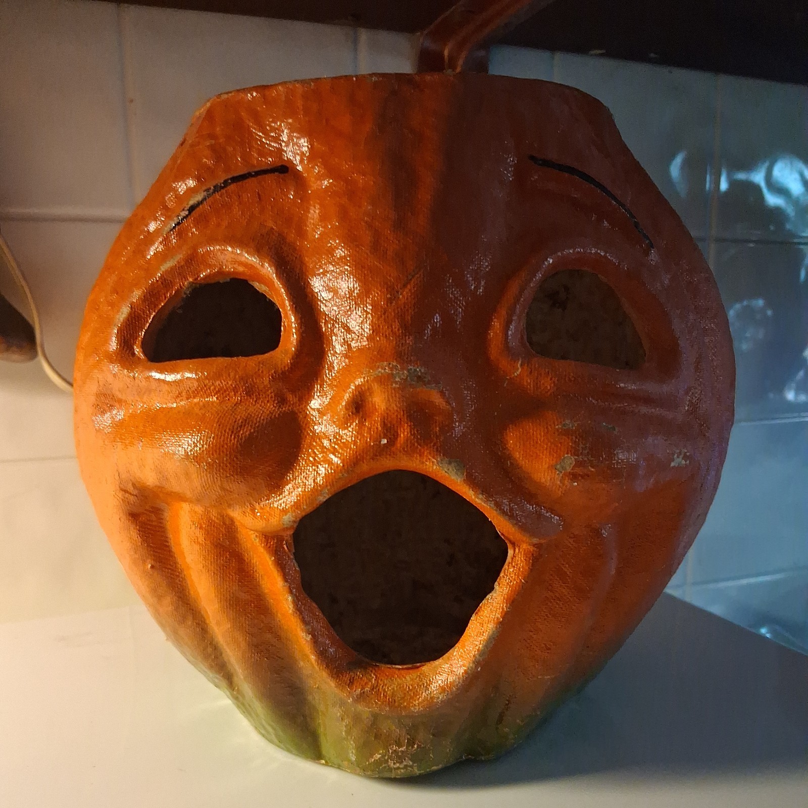 Vtg Halloween Papier Paper Mache 7.5\