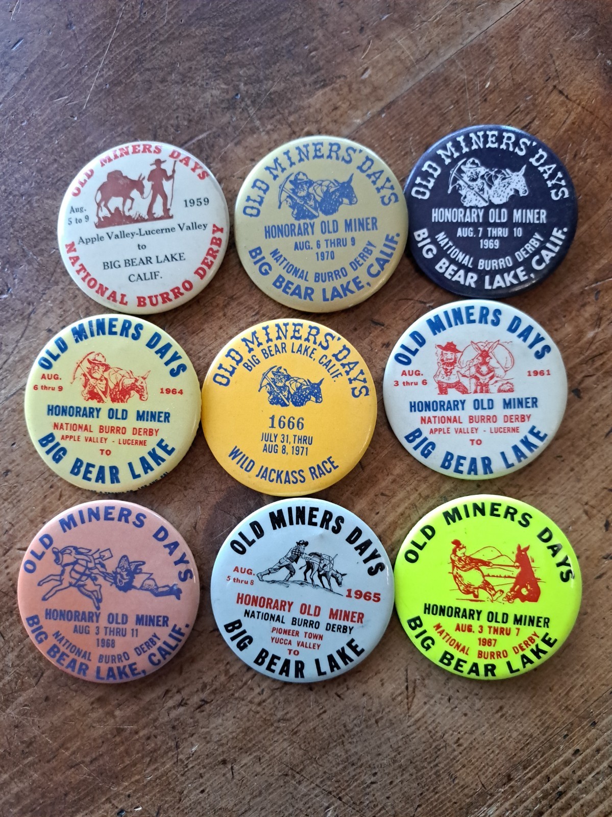 9 Vintage 1950\'s-60\'s Pins \