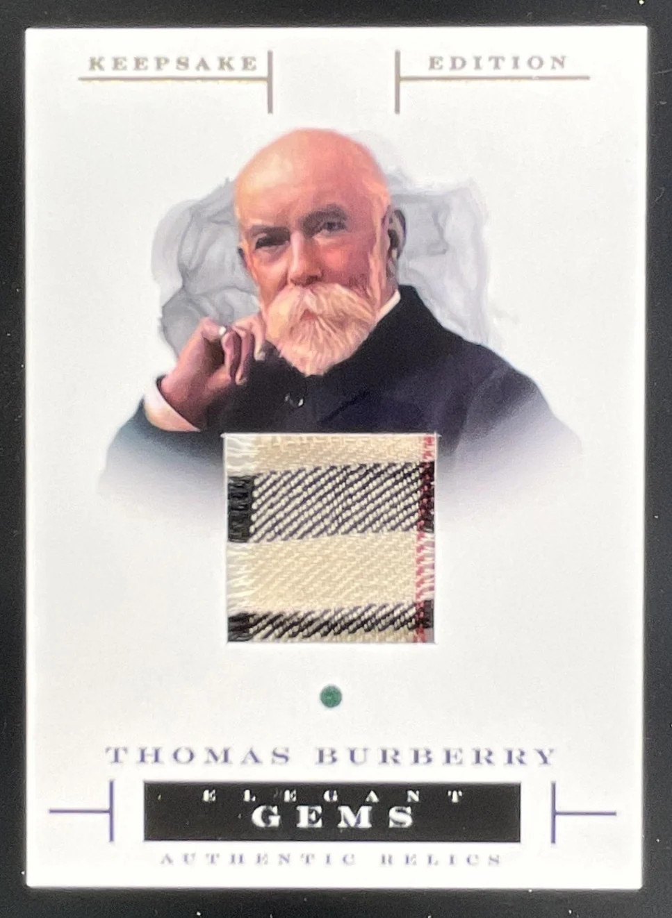 2023 Keepsake Edition Super Products Authentic Relics #GR-TB Thomas Burberry