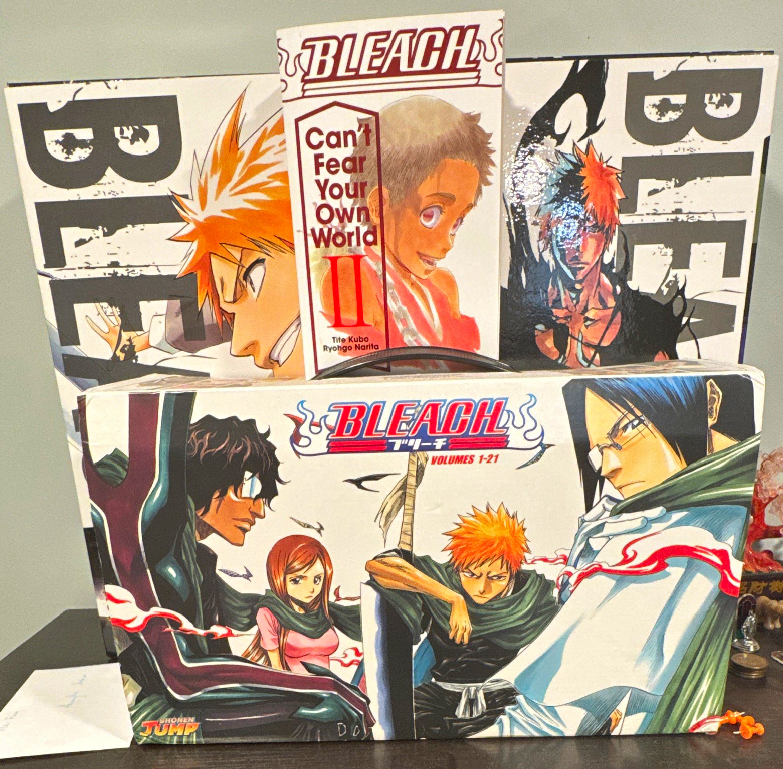 Bleach Manga complete box set 1-3 and can’t fear your own world 1 and 2