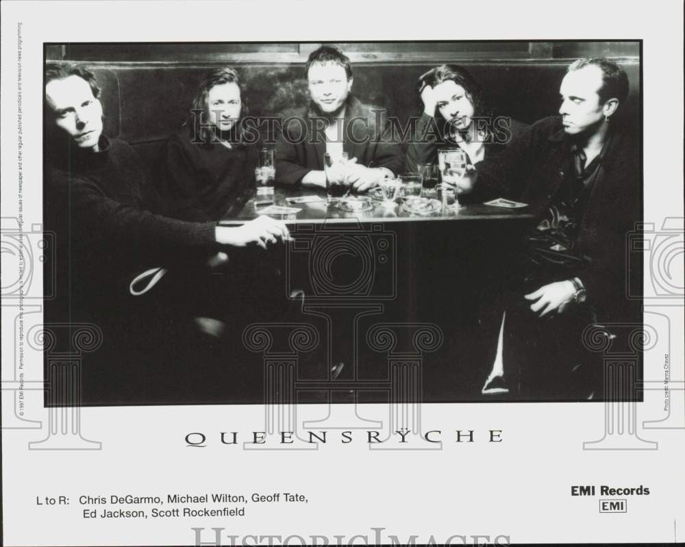 1997 Press Photo Queensryche, Music Group - lrq09130