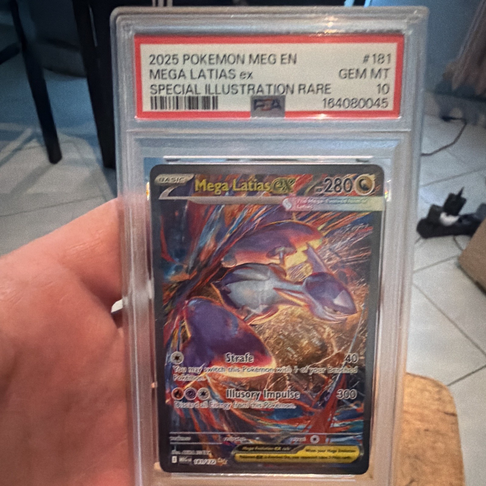 Pokémon TCG Mega Latias ex 181 MEG: Mega Evolution SIR Holo ENG 2025 PSA 10 Pokémon TCG Mega Latias ex 181 MEG: Mega Evolution SIR Holo ENG 2025 PSA 10