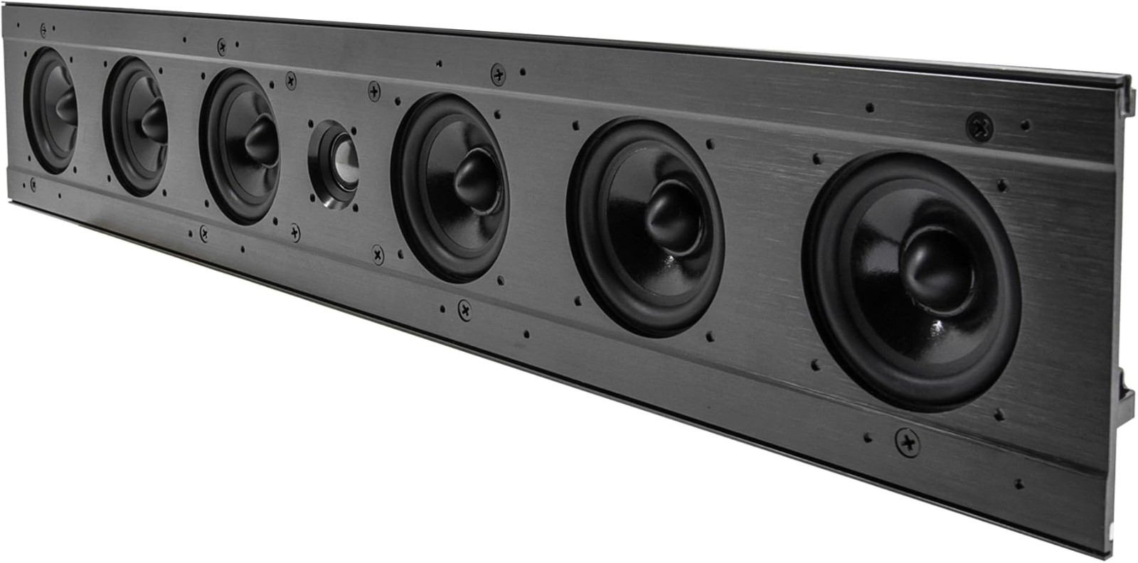 Earthquake Sound EWS-LA63 Edgeless Line Array In-Wall LCR Speaker, Black