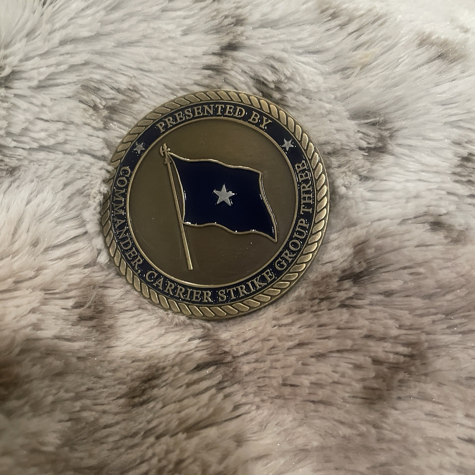Challenge Coin Carrier Strike Three NEW