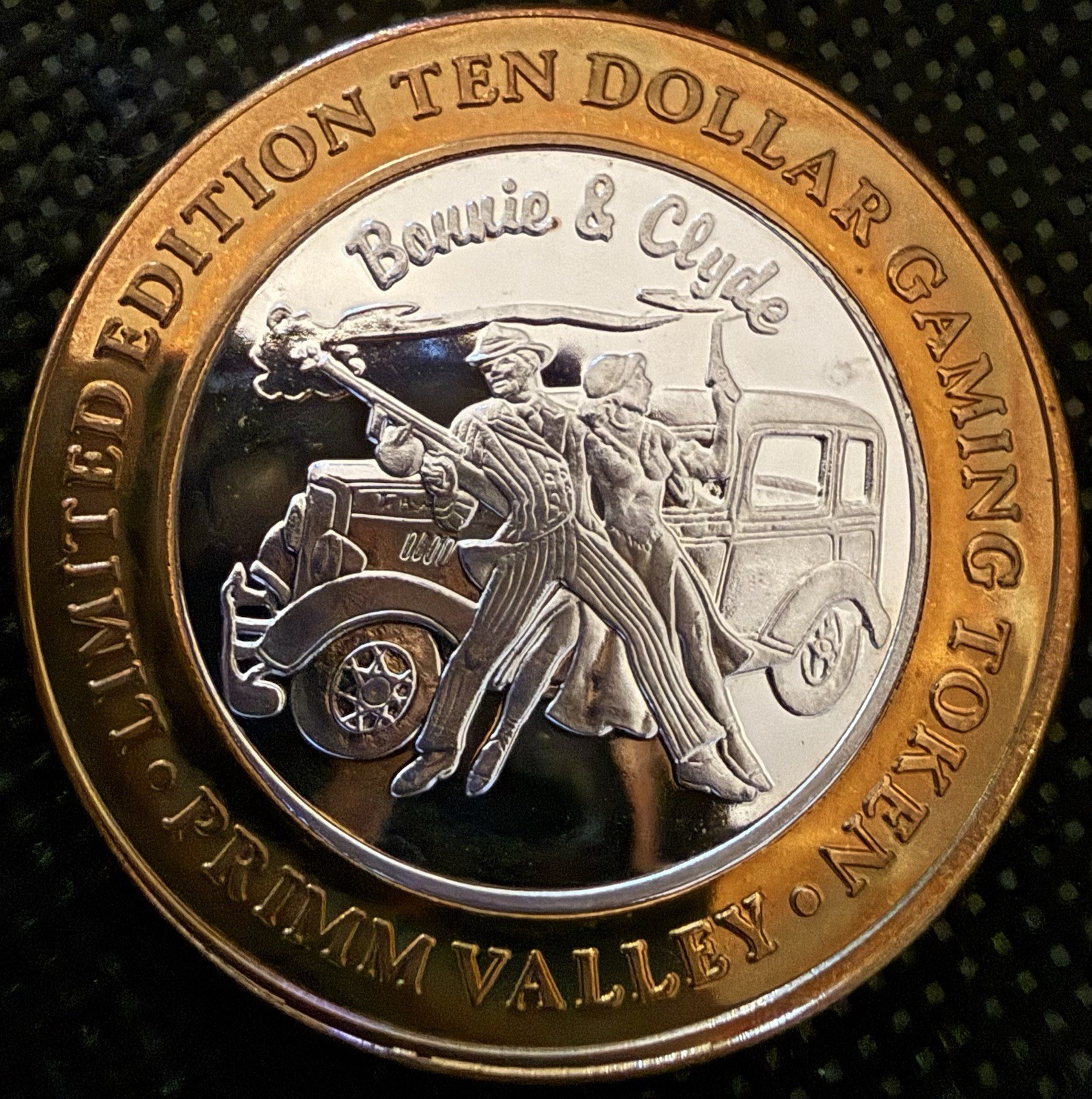 ⭐️PRIMM VALLEY CASINO Very Limited Edition 999% .6 Oz Pure Silver Strike Center