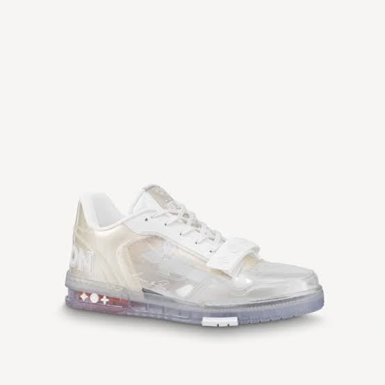 New 21AW LOUIS VUITTON LV Trainer Sneakers 8.5 26.5 27.5cm Clear Color Louis V