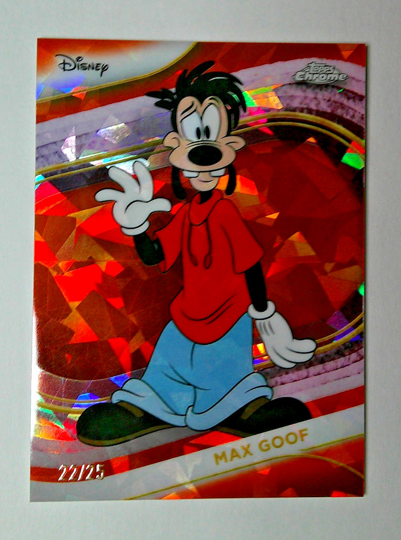 MAX GOOF (GOOFY MOVIE) 2025 Topps Chrome SAPPHIRE Disney 33 Orange Refractor /25