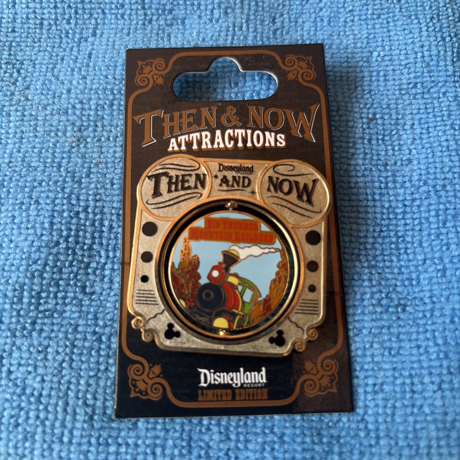 Disneyland Then & Now Nature\'s Wonderland/Big Thunder Pin LE 1000