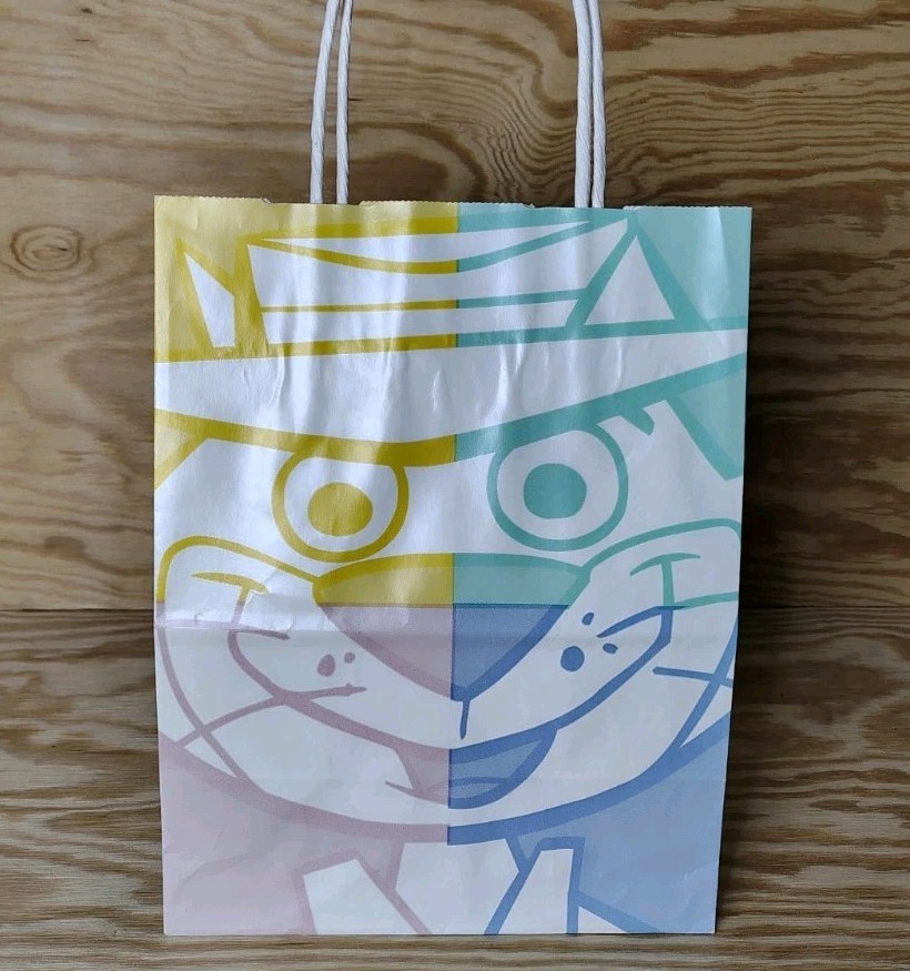 RARE Vtg 90s Hanna Barbera Employee Store Top Cat & Magilla Gorilla Shopping Bag