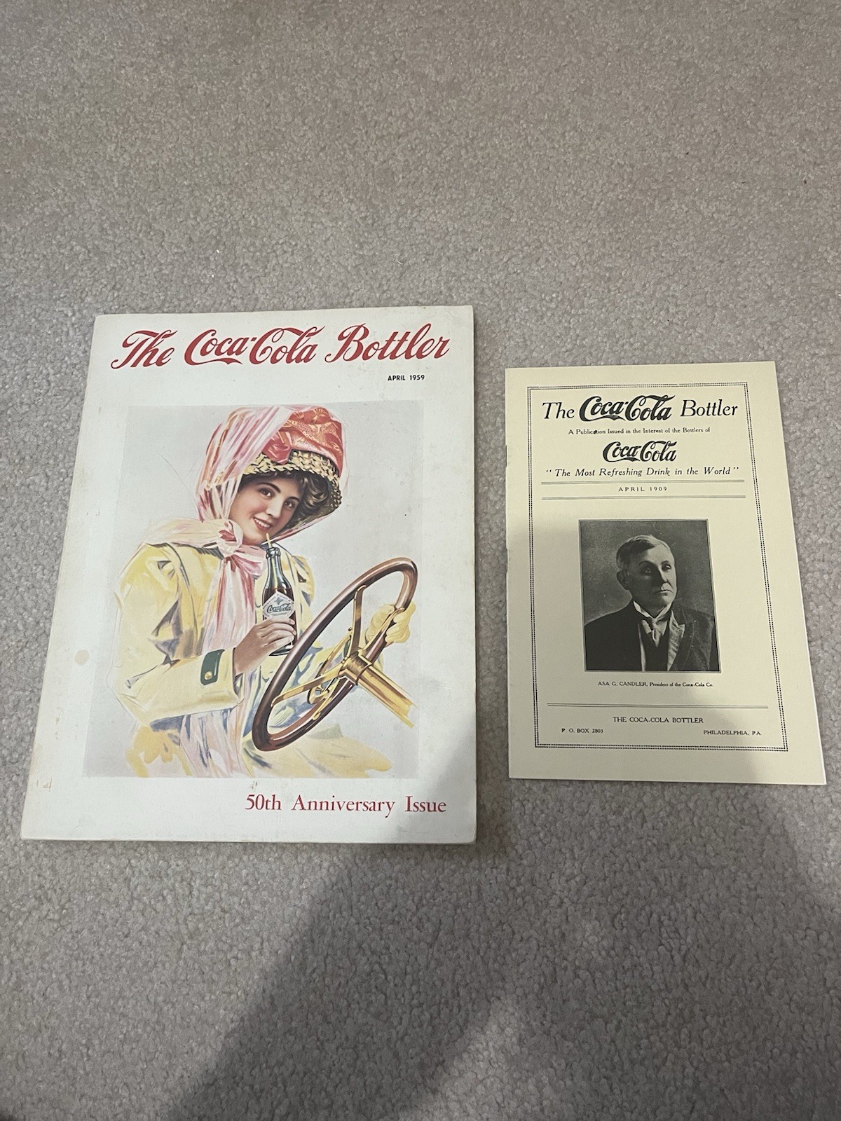 The Coca-Cola bottler Magazine Issue 1959 50th anniversary issue