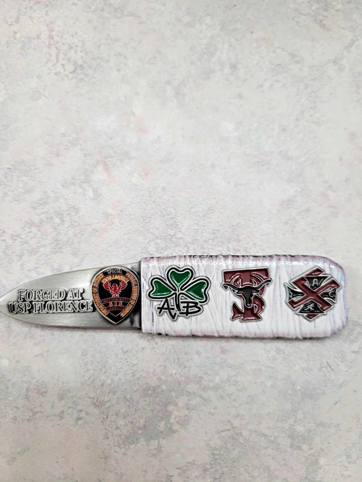 Bureau Of Prisons SIS USP Florence Challenge Coin Rare 🔥intelligence and g unit