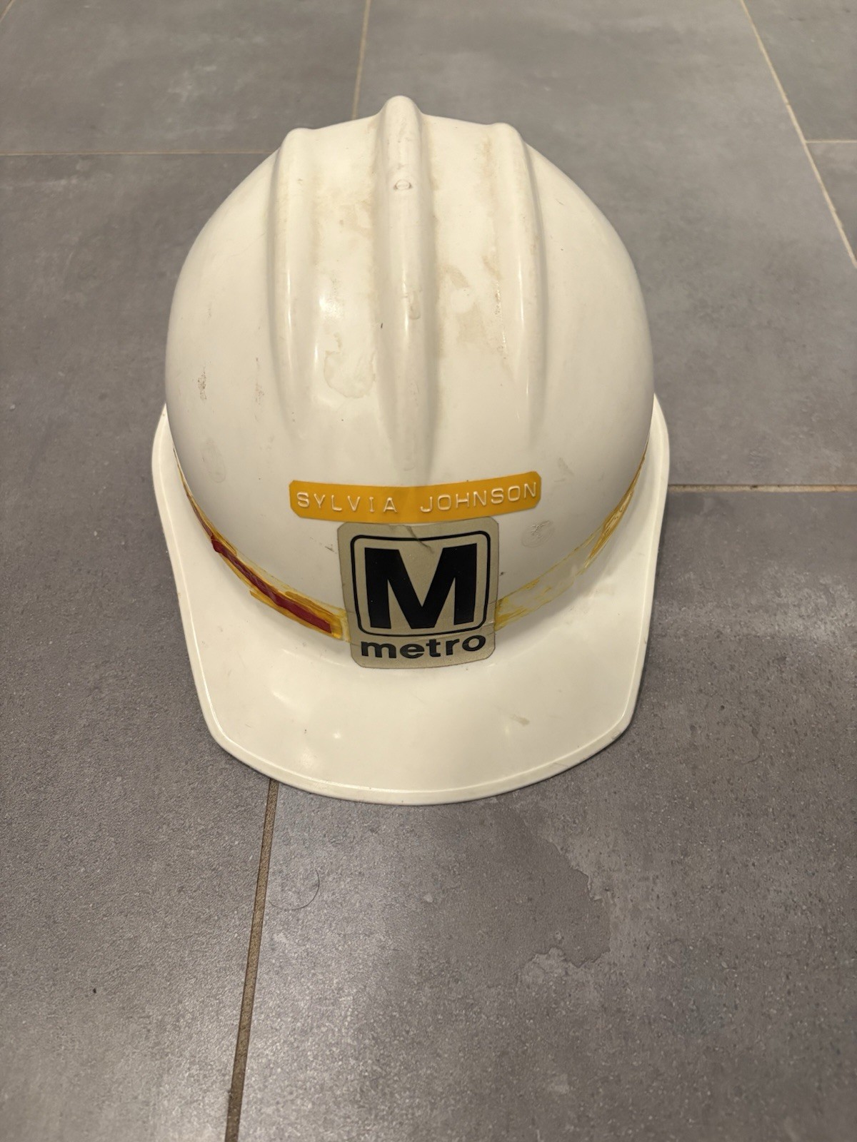 Rare Vintage 1970’s Washington DC Metro WMATA Employee Helmet