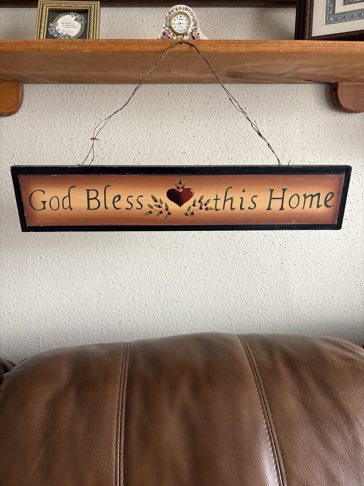 Vintage “God Bless This Home” Wall Plaque Vintage “God Bless This Home” Wall Plaque