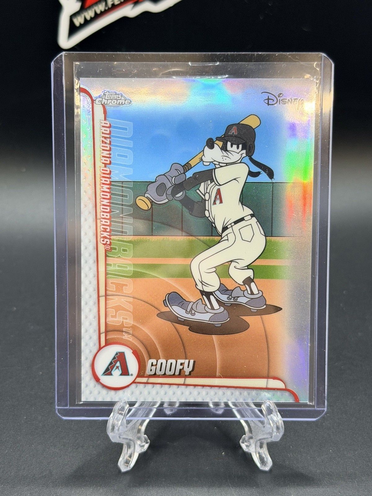 2026 Topps Chrome Disney Goofy Arizona Diamondbacks MLBH-34 Refractor