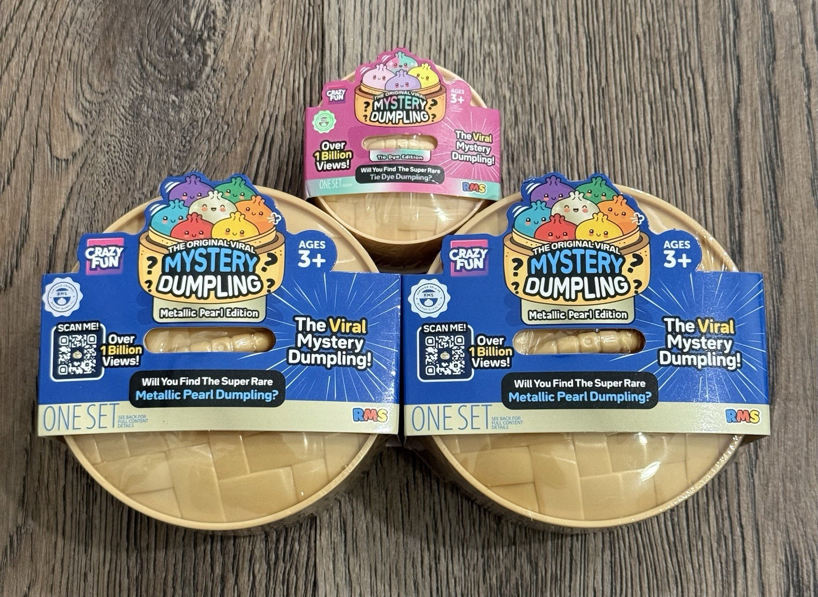 Five Below RMS Viral Squishy Mystery Dumpling Lot Of 3 - 100% Authentic